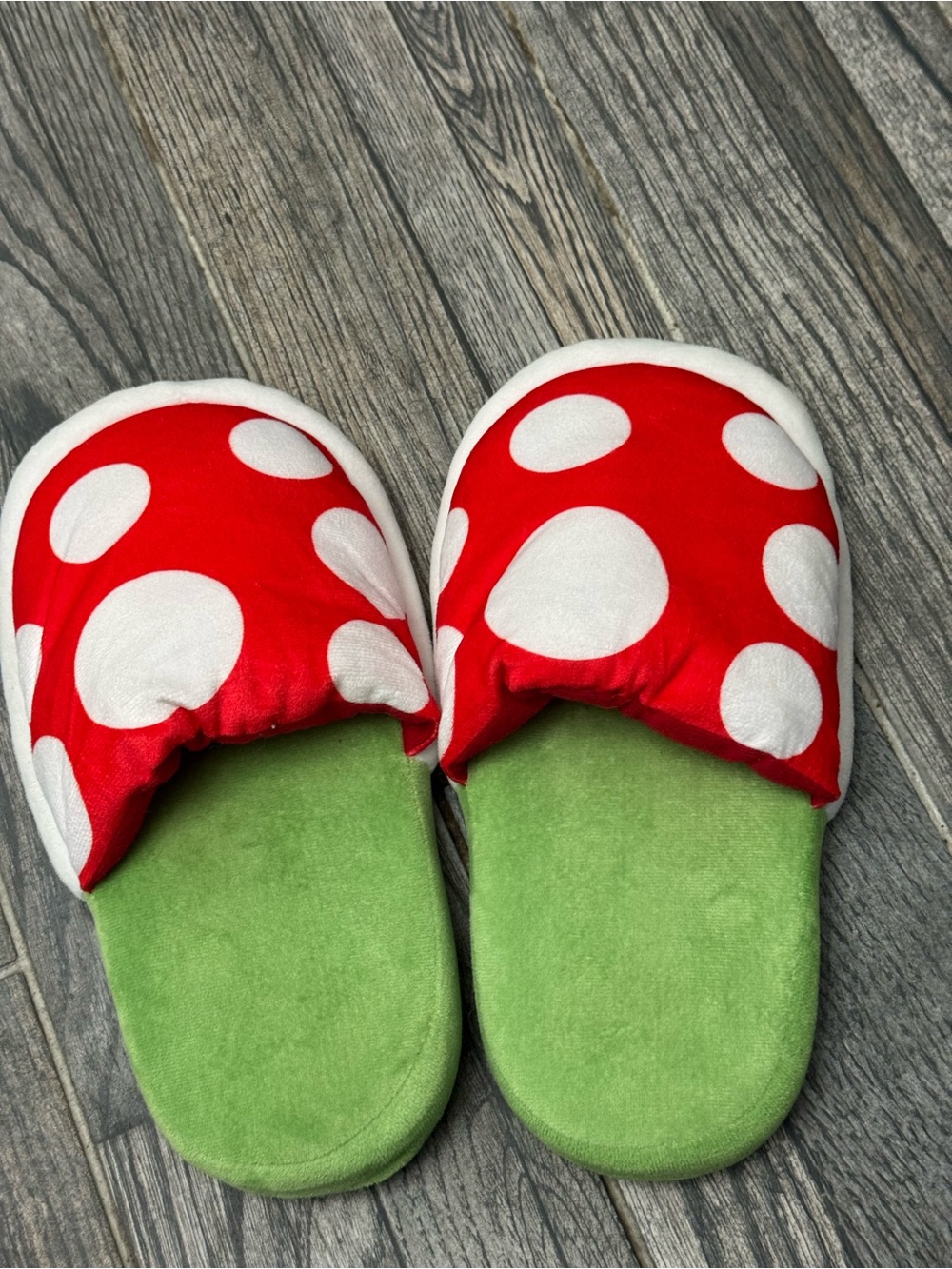 Super plants adult slippers 
women’s 9/10 - men’s 7/8)